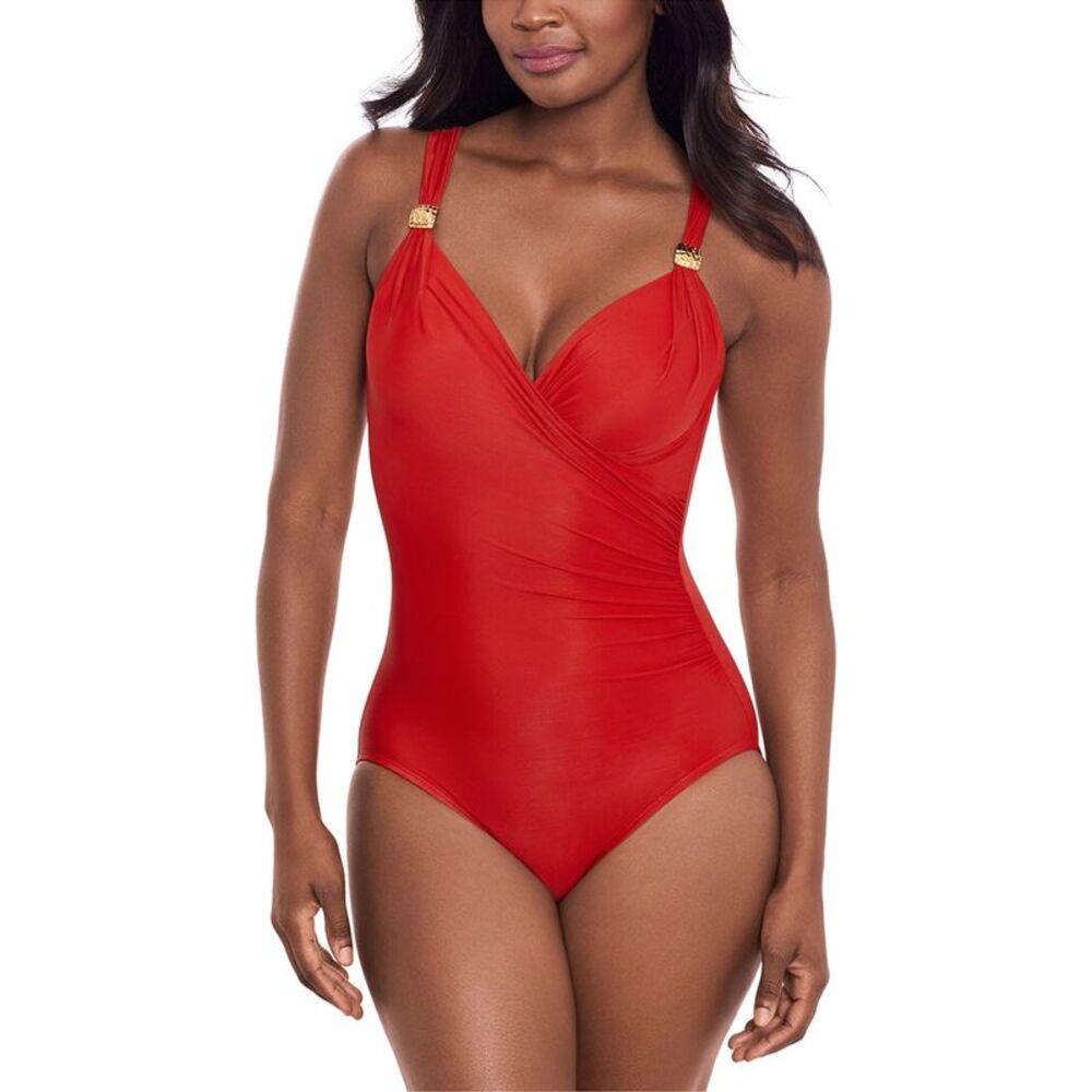 Miraclesuit Womens Razzle Dazzle Siren One-Piece